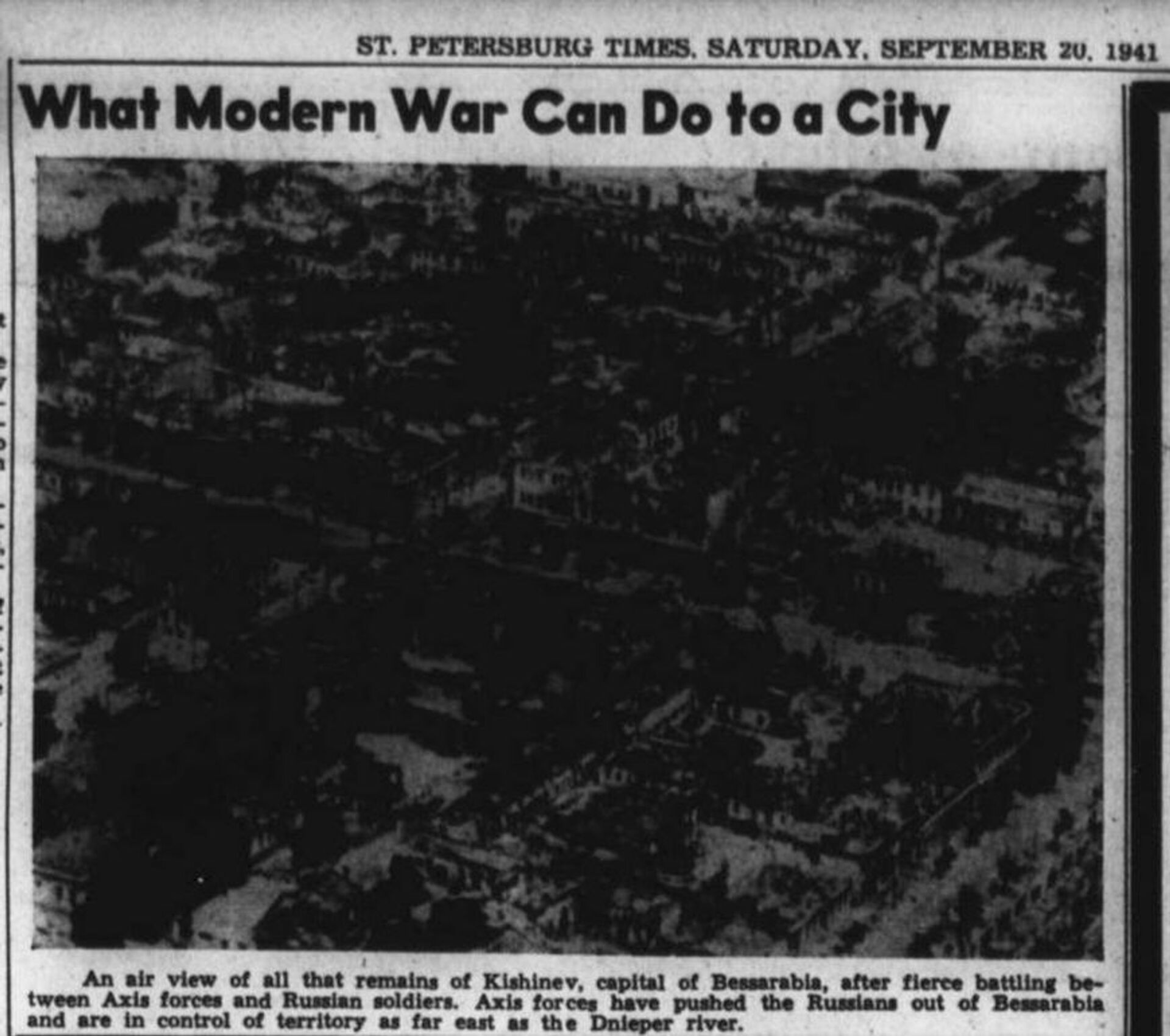 Статья из американской газеты “St. Petersburg Times”, сентября 1941 - Sputnik Молдова, 1920, 20.07.2021