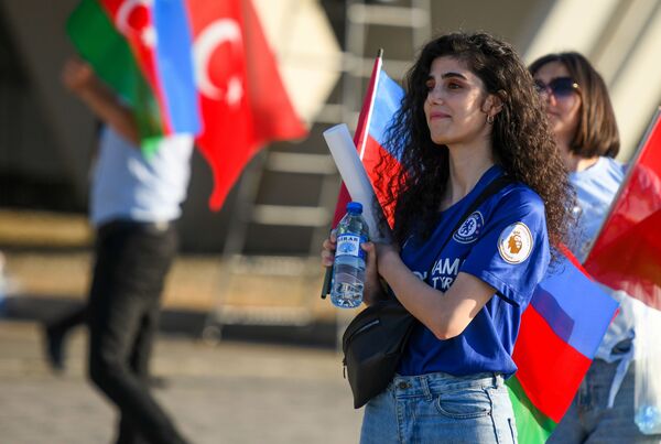 Fana naționalei Turciei, în ajunul meciului Euro 2020 în Baku - Sputnik Moldova-România