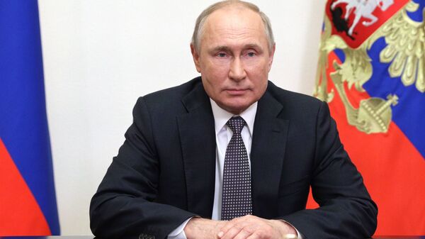 Президент РФ В. Путин выступил с обращением к участникам IX Московской конференции по международной безопасности - Sputnik Moldova-România