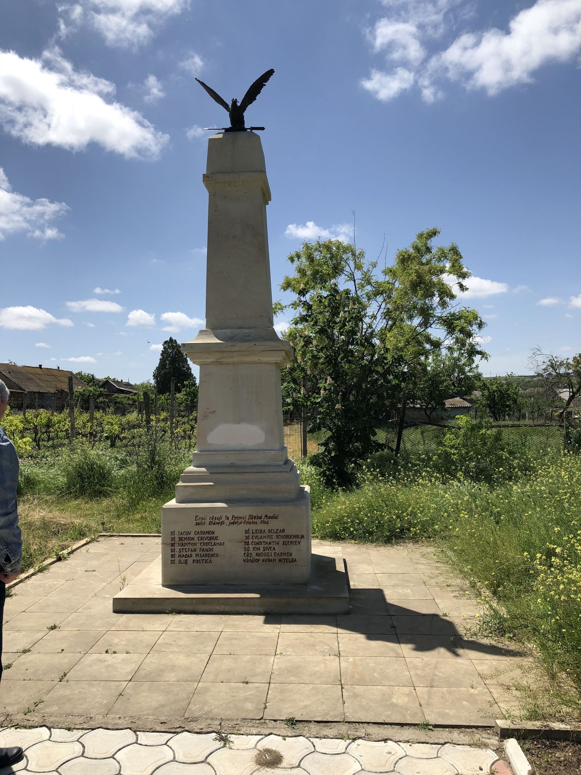 Памятник погибшим в Первой мировой в Оланештах - Sputnik Молдова, 1920, 20.07.2021