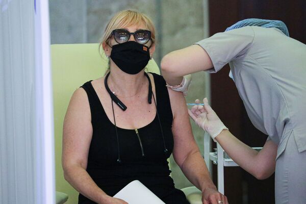 По словам мэра столицы, субботний марафон поставил новый рекорд скорости вакцинации - 4000 доз за семь часов. - Sputnik Молдова