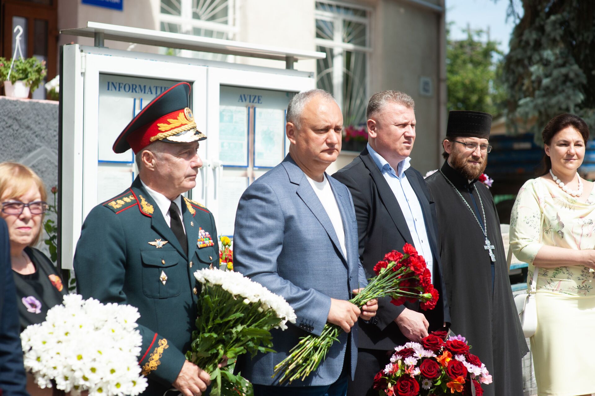В Корнештах открыли два памятника воинам, погибшим в ВОВ - Sputnik Moldova, 1920, 20.07.2021