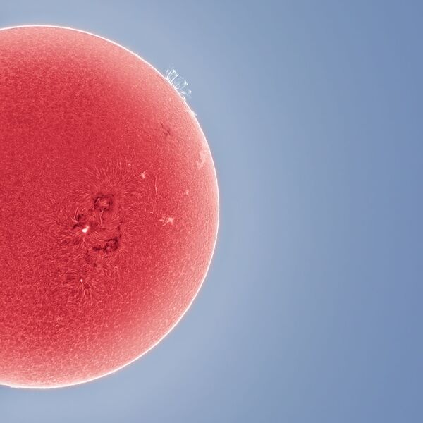 Снимок The Magnetic Field of our Active Sun американского фотографа Andrew McCarthy , попавший в шортлист конкурса Royal Observatory’s Astronomy Photographer of the Year 13. - Sputnik Молдова