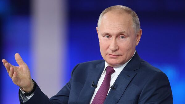 Прямая линия с президентом РФ Владимиром Путиным - Sputnik Moldova-România
