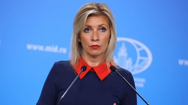 Purtătoarea de cuvânt a Ministerul de Externe al Rusiei, Maria Zaharova - Sputnik Moldova-România