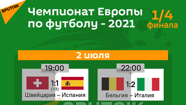 Чемпионат Европы по футболу - 2021-1/4 - Sputnik Молдова
