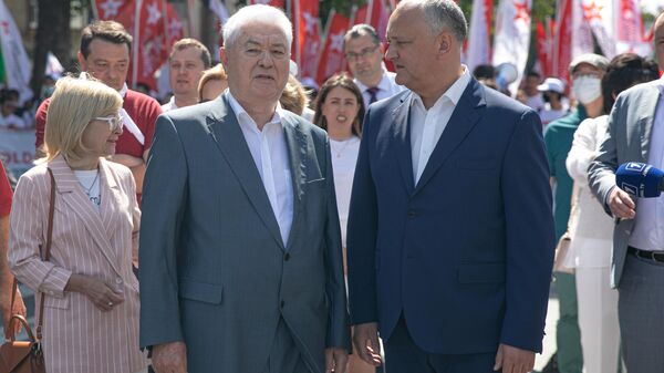 Марш сторонников Блока коммунистов и социалистов - Sputnik Moldova