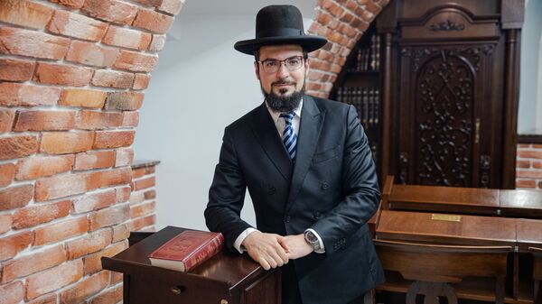 Раввин Еврейской общины Молдовы Шимшон Даниэль Изаксон - Sputnik Молдова