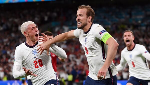 Meciul Anglia - Danemarca din semifinala EURO 2020 - Sputnik Moldova
