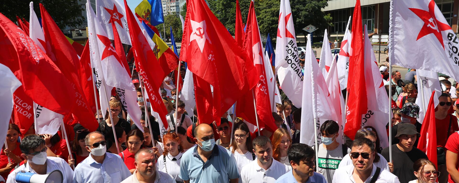  Протест в Кишиневе против сокращения избирательных участков для Приднестровья - Sputnik Moldova, 1920, 06.10.2021