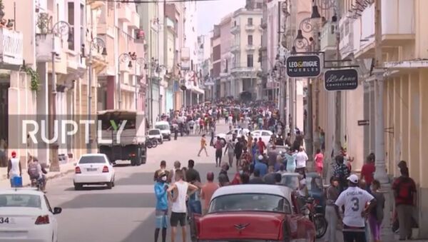 Cuba: Thousands take part in rare anti-government protest in Havana - Sputnik Moldova