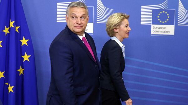 Viktor Orban și Ursula von der Leyen - Sputnik Moldova-România