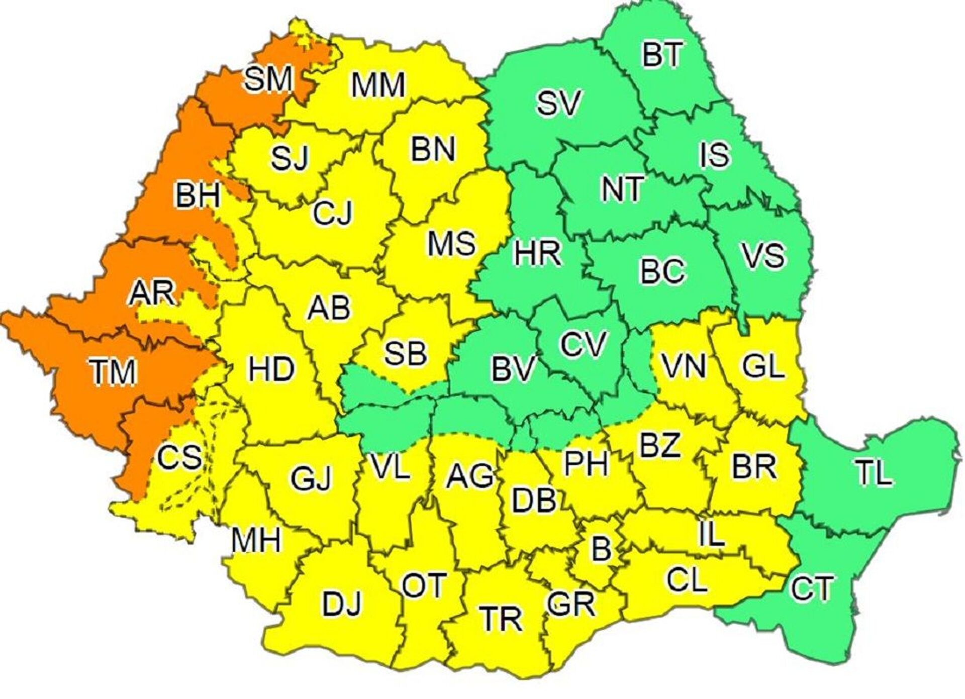 Avertizări meteo: cod galben şi portocaliu de caniculă – zonele cele mai afectate din România  - Sputnik Moldova-România, 1920, 20.07.2021