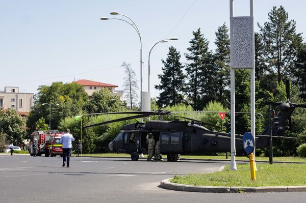 Elicopter aterizat forțat în București - Sputnik Молдова