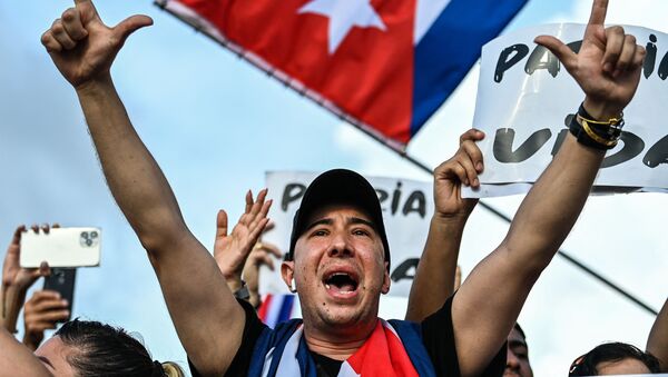 Протесты в Кубе - Sputnik Moldova-România