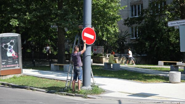 Restricții de circulație pe strada Alexei Mateevici - Sputnik Moldova