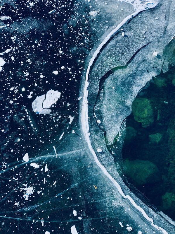 Снимок Frozen lines фотографа из Италии Matteo Lava, занявший 3-е место в номинации Abstraction конкурса IPPAWARDS 2021 - Sputnik Молдова