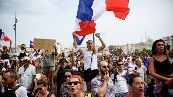 Proteste la Marsilia, Franța - Sputnik Moldova-România