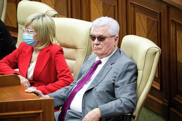 Liderul comuniștilor Vladimir Voronin la ședința de constituire a Parlamentului de legislatura a XI-a - Sputnik Moldova