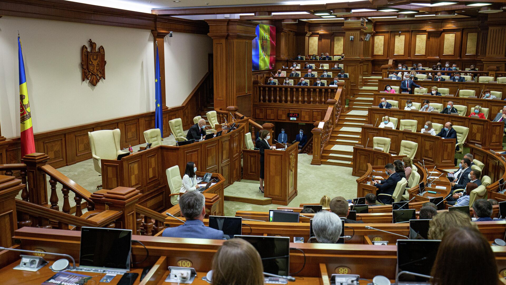 Ședința de constituire a Parlamentului de Legislatura a XI-a - 26 iulie 2021 - Sputnik Moldova, 1920, 27.07.2021