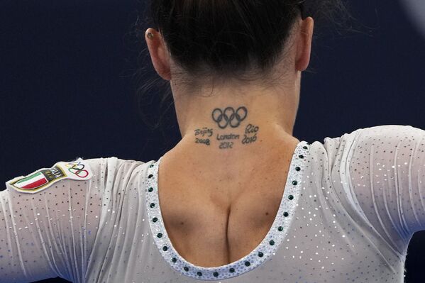 Ванесса Феррари из Италии во время квалификационных соревнований по спортивной гимнастике на Олимпиаде. - Sputnik Молдова