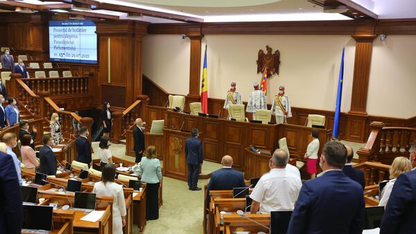 Igor Grosu a fost ales președinte al Parlamentului - Sputnik Молдова
