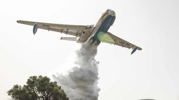 Российские самолеты-амфибий БЕ-200 для тушения пожаров в Турции - Sputnik Moldova-România