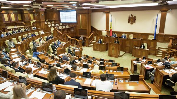 
Депутаты парламента Молдовы рассматривают вотум доверия правительству Гаврилицы - Sputnik Moldova
