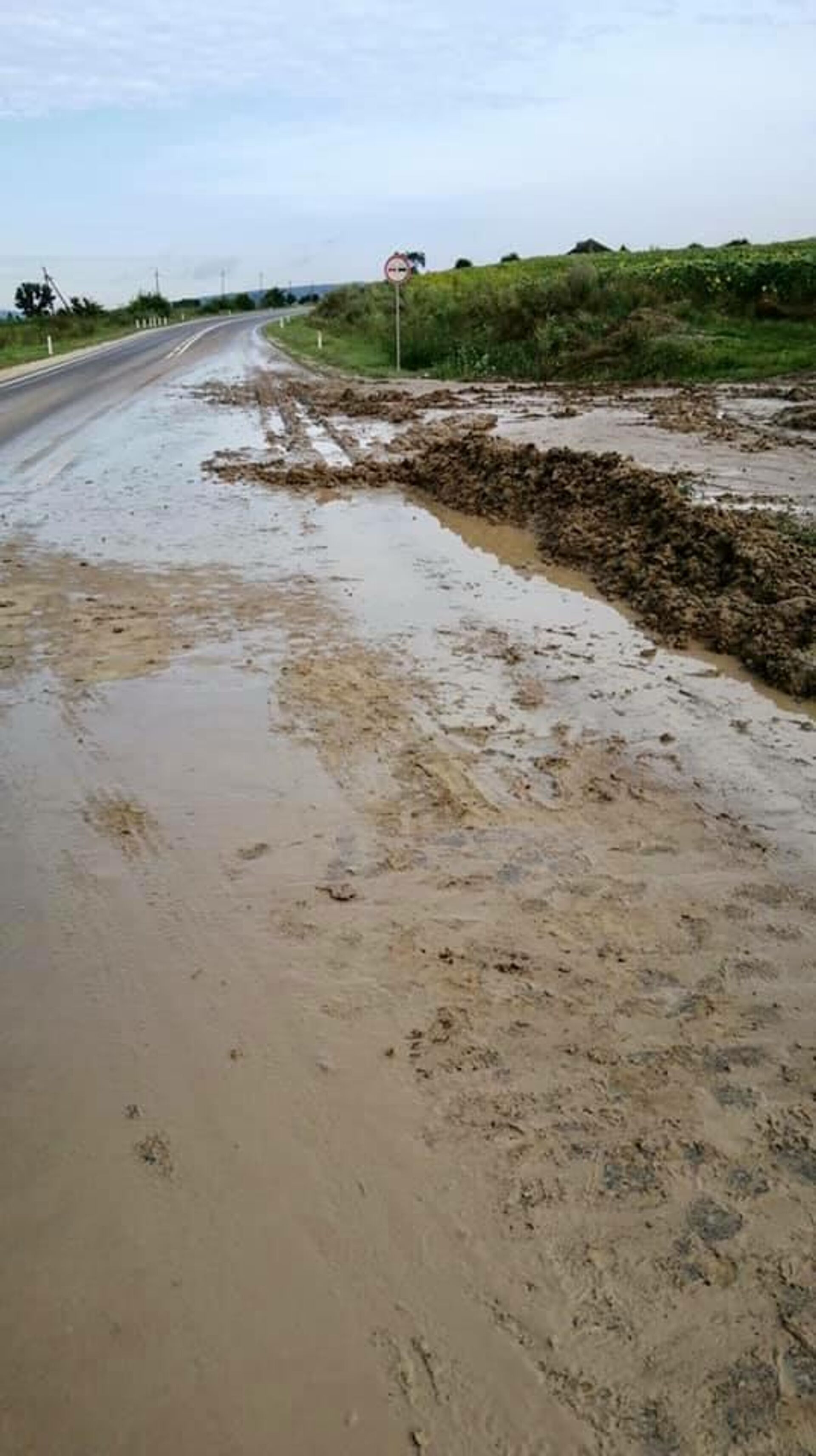 Ploile abundente au înnămolit mai multe drumuri din țară - Sputnik Moldova, 1920, 07.08.2021