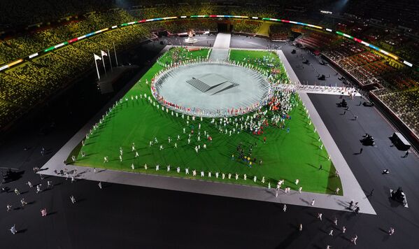 Торжественная церемония закрытия XXXII летних Олимпийских игр в Токио  - Sputnik Moldova-România