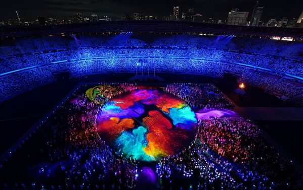 Торжественная церемония закрытия XXXII летних Олимпийских игр в Токио - Sputnik Moldova-România