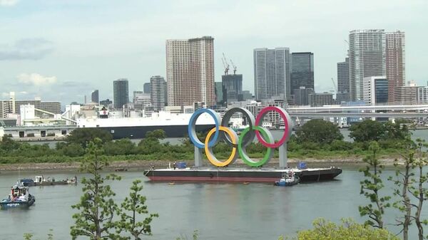Japan: Tokyo removes Olympic Rings from Odaiba Marine Park - Sputnik Moldova-România