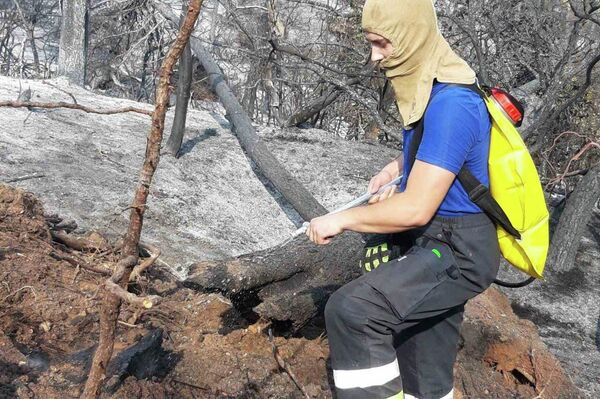 Молдавские пожарные приступили к своей миссии в Греции - Sputnik Молдова