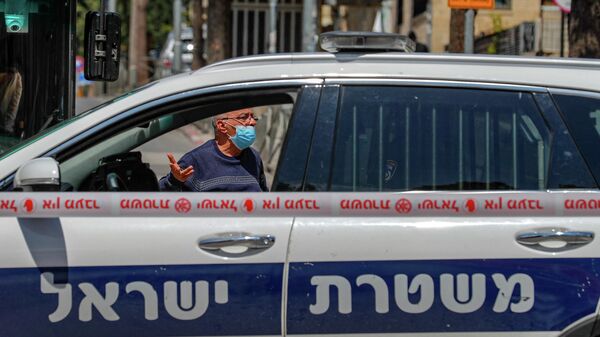 O mașină a poliției din Israel - Sputnik Moldova
