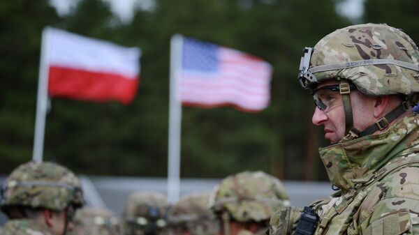 Церемония приветствия многонационального батальона НАТО под руководством США в польском Ожише - Sputnik Moldova