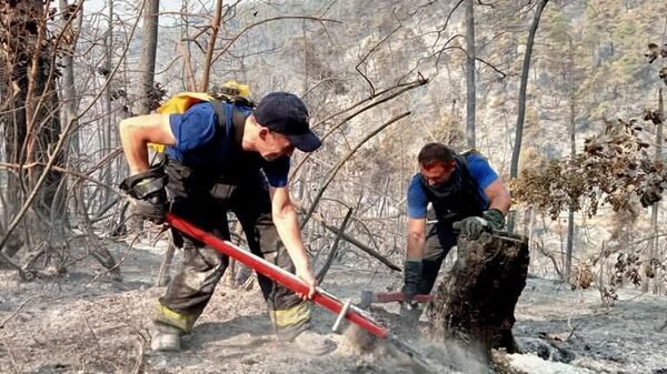 Pompierii moldoveni, în lupta cu incendiile de vegetație în Grecia - Sputnik Moldova