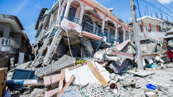Последствия мощного землетрясения на Гаити  - Sputnik Moldova