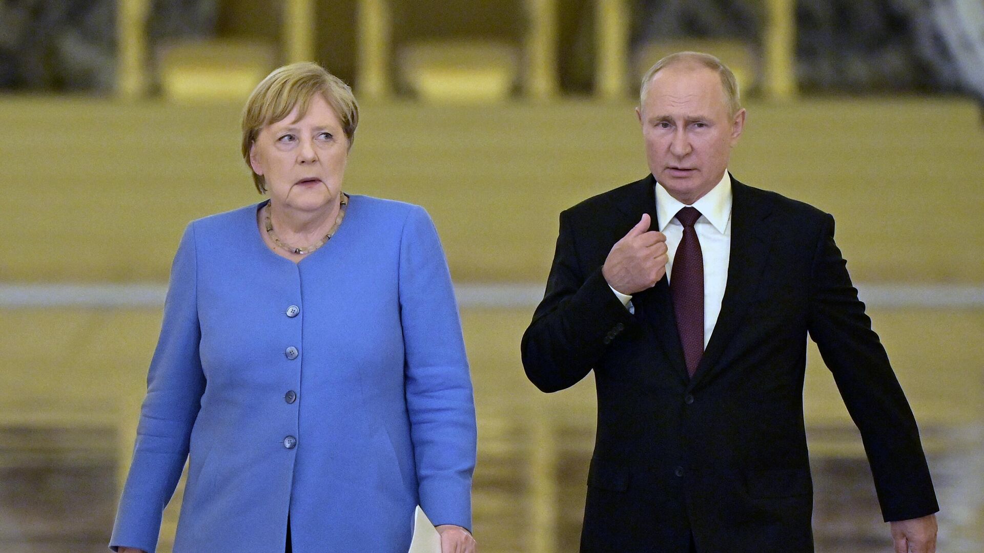 Agela Merkel și Vladimir Putin - Sputnik Moldova-România, 1920, 10.11.2021