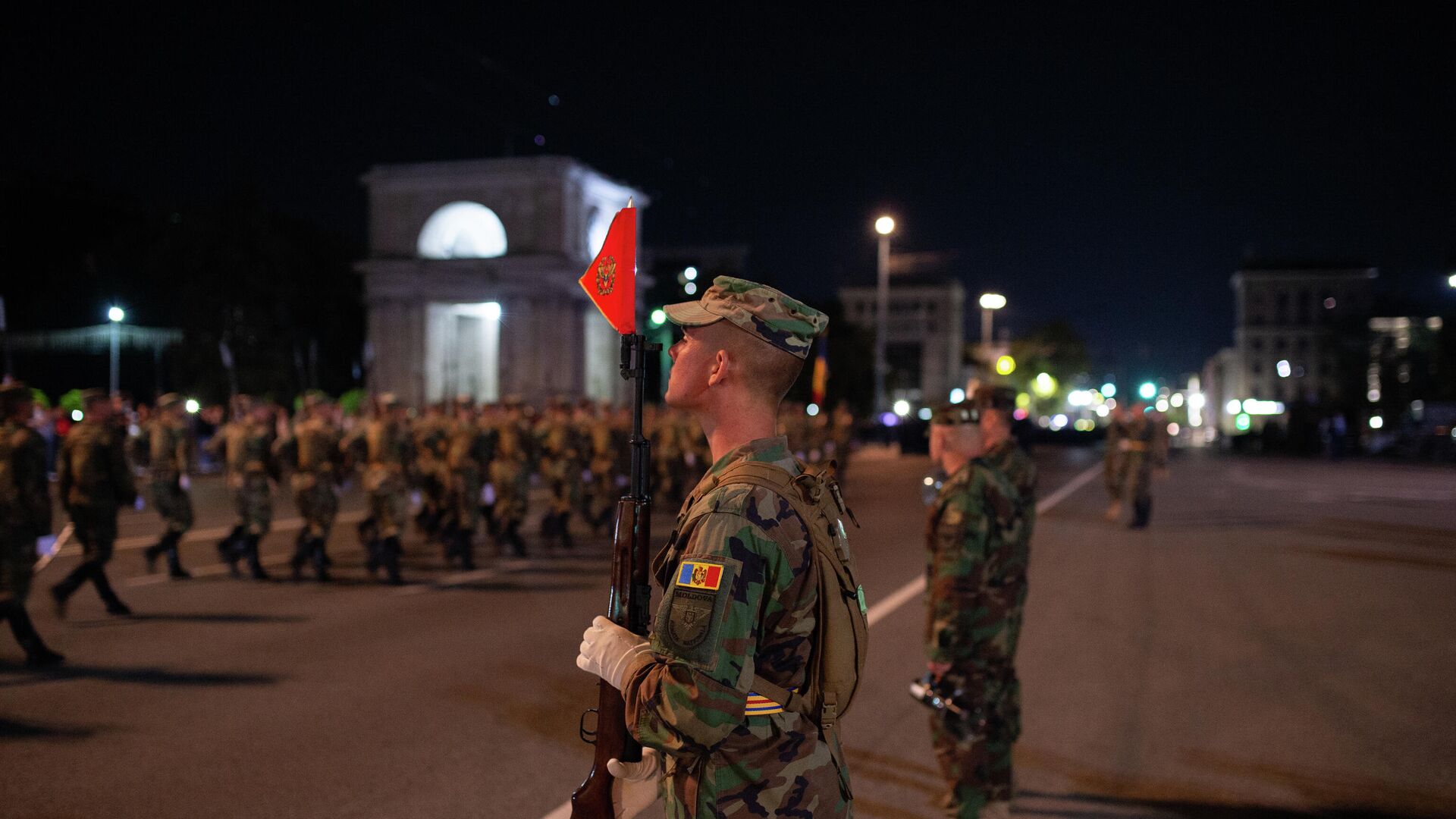 Repetiția paradei militare dedicate aniversării a 30 de ani de la proclamarea Independenței Republicii Moldova - Sputnik Moldova, 1920, 25.08.2021