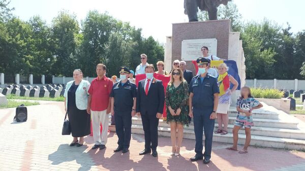 Manifestări cu prilejul zilei de 23 august, Ziua Insurecției Armate din anul 1944, București. - Sputnik Moldova