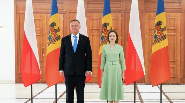 Майя Санду встретилась с президентом Польши Анджей Дуда - Sputnik Moldova