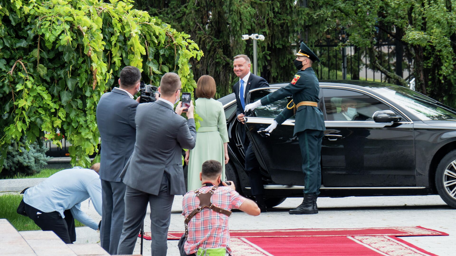 Майя Санду встретилась с президентом Польши Анджей Дуда  - Sputnik Moldova, 1920, 26.08.2021