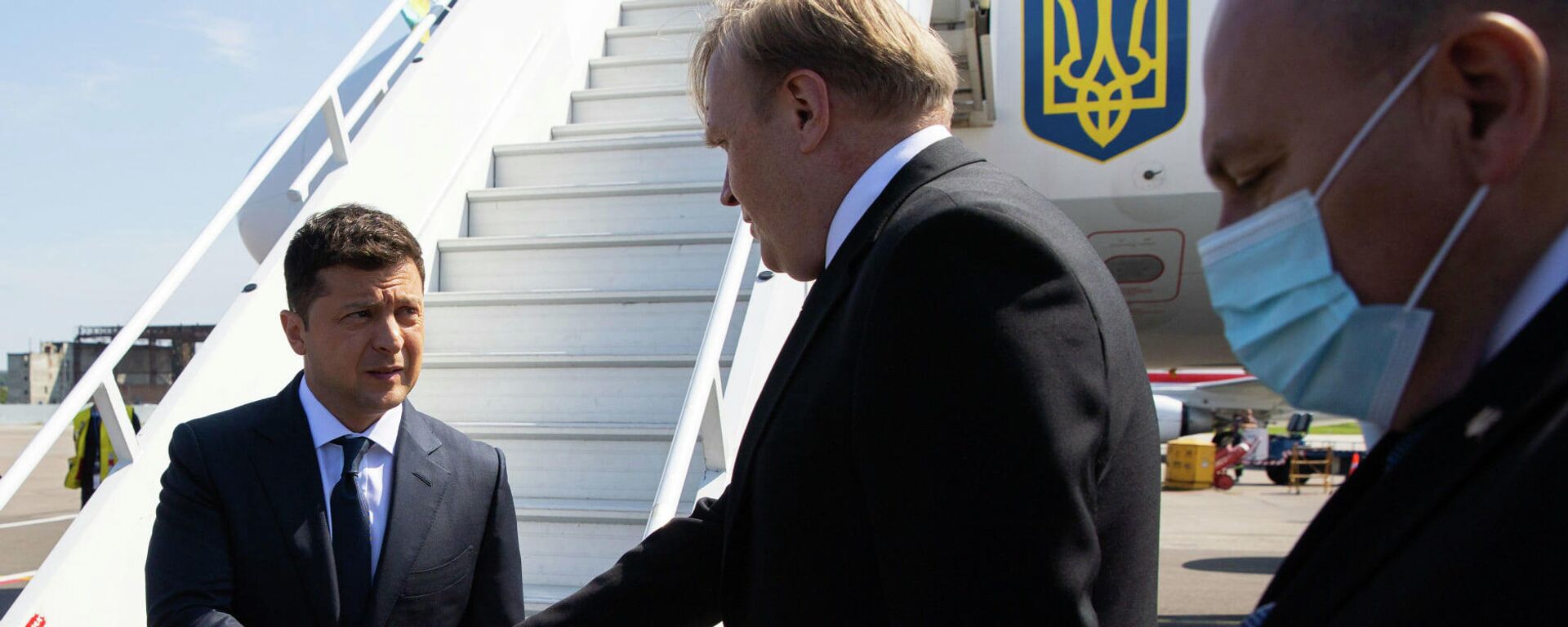 Президент Украины Владимир Зеленский прибыл в Кишинев на 30-летие независимости Молдовы - Sputnik Молдова, 1920, 27.08.2021