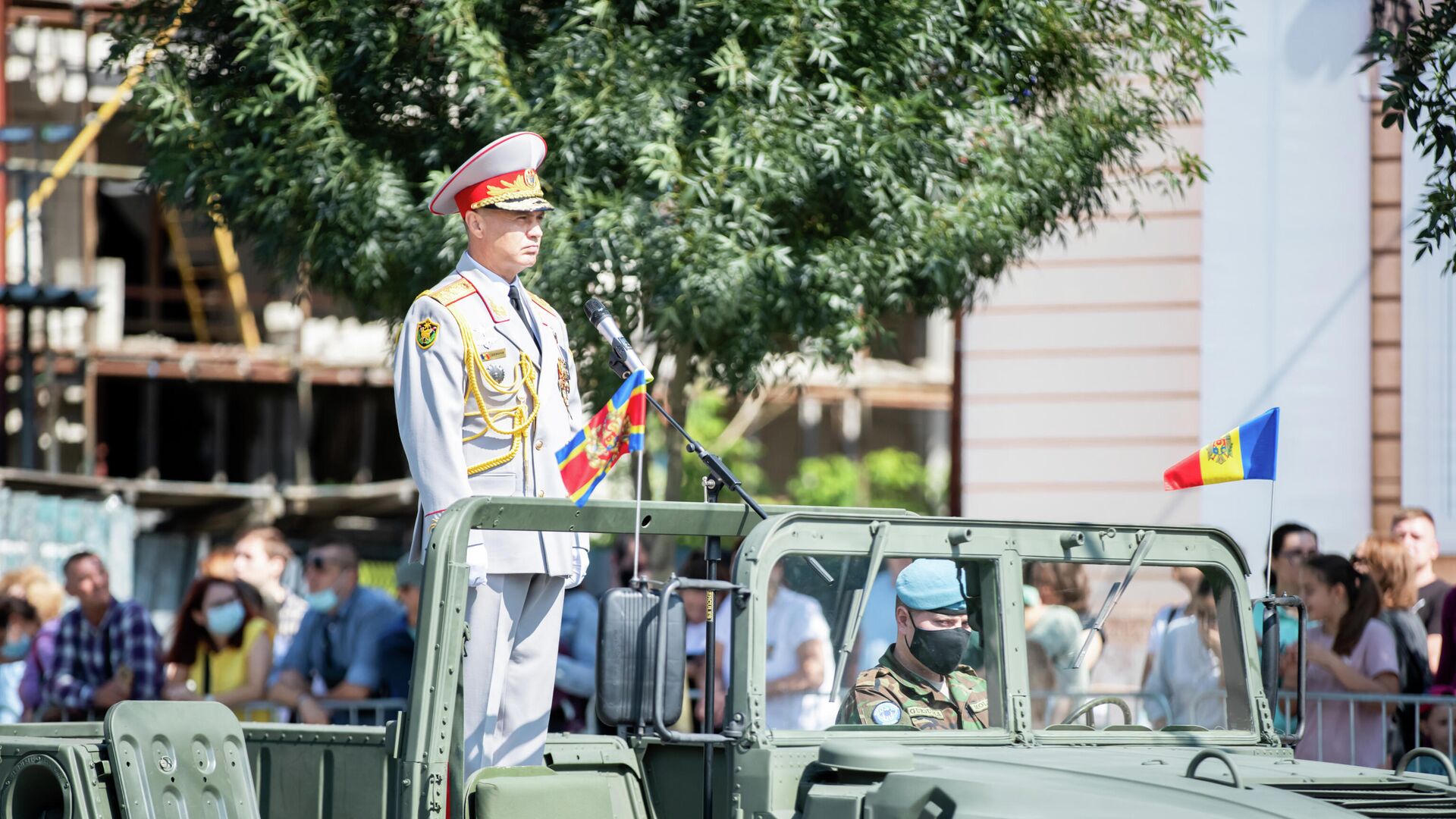 Военный парад в Кишиневе по случаю 30-летия независимости Молдовы - Sputnik Молдова, 1920, 15.07.2022