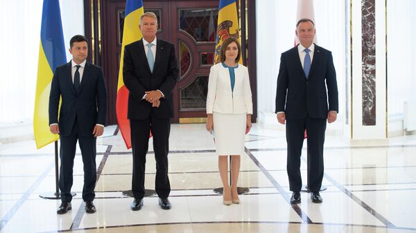 Совместные заявления президентов Молдовы, Украины, Румынии и Польши - Sputnik Moldova-România