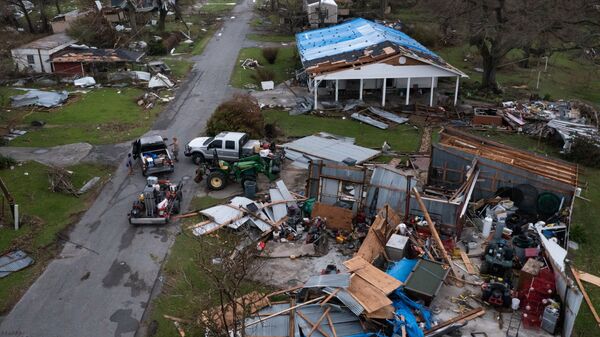 Разрушенные дома после урагана Ида в штате Луизиана  - Sputnik Молдова