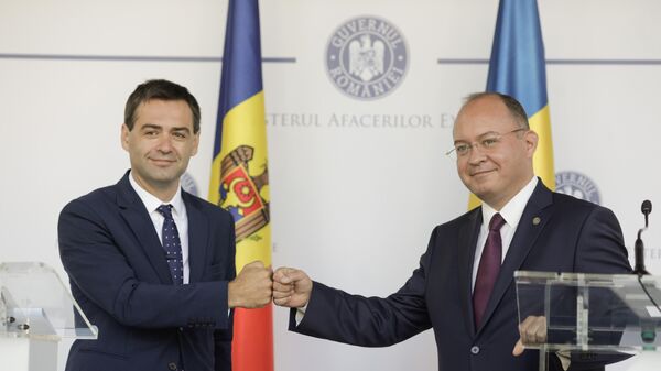 Nicolae Popescu și Bogdan Aurescu - Sputnik Moldova-România
