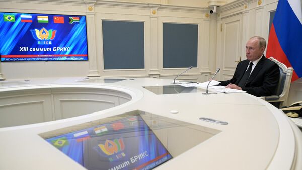 Президент РФ В. Путин принял участие в работе XIII саммита БРИКС - Sputnik Молдова