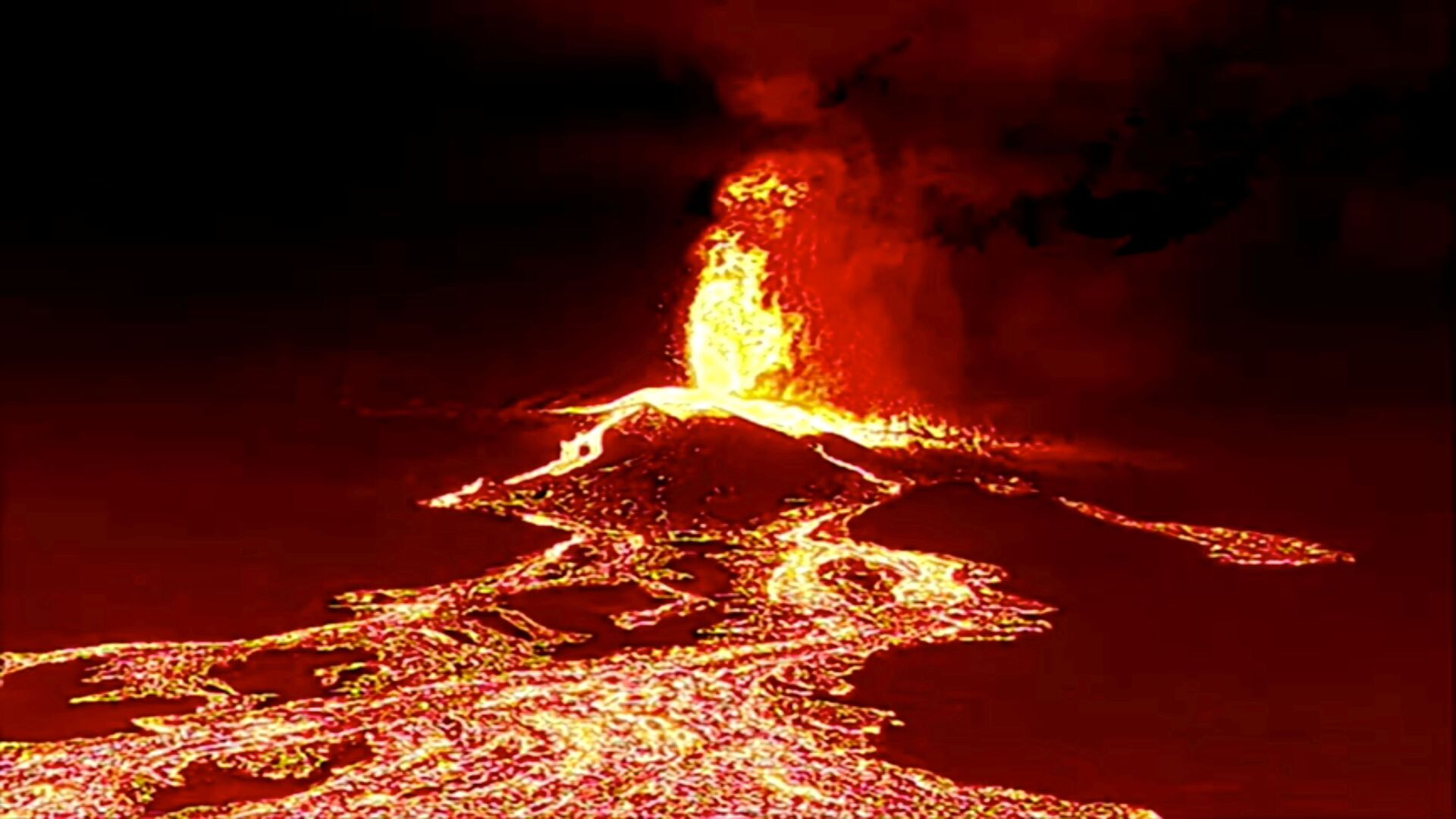Извержение вулкана на острове Ла Пальма - Sputnik Moldova, 1920, 28.09.2021
