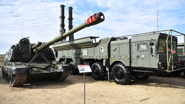 Самоходная артиллерийская установка (САУ) Мста-С - Sputnik Молдова